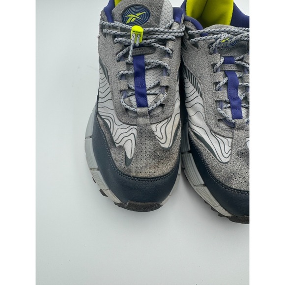 Reebok Zig Kinetica 2.5 Edge GX6832 Mens 10.5 Running‎ Shoes Gray Lime Sneaker main image 13